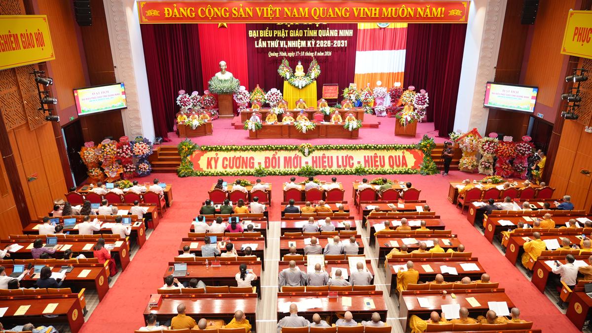 Đại hội đại biểu Phật giáo tỉnh Quảng Ninh lần thứ VI thành tựu viên mãn插图37