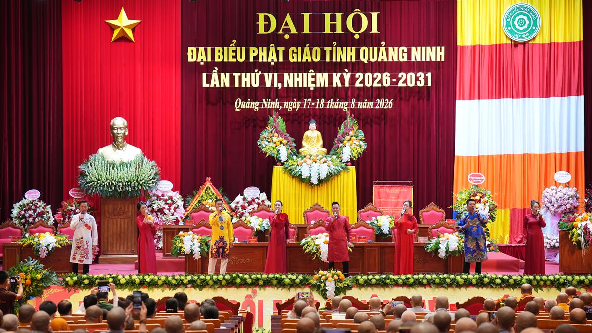 Đại hội đại biểu Phật giáo tỉnh Quảng Ninh lần thứ VI thành tựu viên mãn插图5