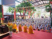 Hà Nội: Ngày tu An Lạc đầu tiên nhân mùa Vu Lan báo hiếu PL. 2570 tại chùa Bằng