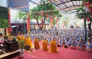 Hà Nội: Ngày tu An Lạc đầu tiên nhân mùa Vu Lan báo hiếu PL. 2570 tại chùa Bằng