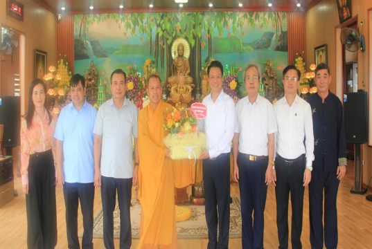 Quảng Ninh: Ủy ban MTTQ Việt Nam tỉnh Quảng Ninh thăm chùa Bảo Long, nhân dịp Vu Lan Báo Hiếu