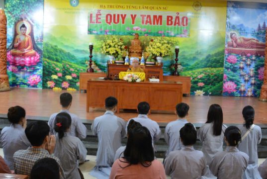 Thiêng liêng lễ Quy y Tam bảo tại chùa Quán Sứ nhân mùa Vu lan PL.2570-DL.2026: