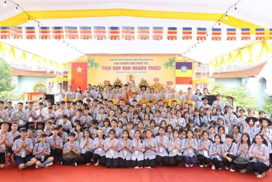 Hưng Yên: Khai mạc Trại Kiền Trắc – Họp bạn ngành Thiếu Gia đình Phật tử tỉnh năm 2026