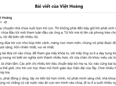 Đừng lấy một chiếc roi để đốt cả ngôi chùa