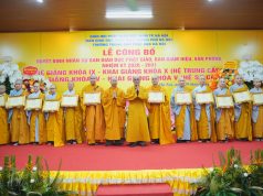 Bế giảng Khóa IX, khai giảng Khóa X Trường Trung cấp Phật học Hà Nội