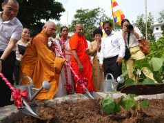 Hà Nội: Chùa Vạn Phúc trồng cội Bồ Đề được trao tặng từ Sri Lanka