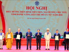 Hòa thượng Thích Thanh Nhã được vinh danh “Công dân Thủ đô ưu tú” năm 2026