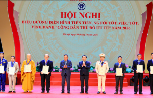 Hòa thượng Thích Thanh Nhã được vinh danh “Công dân Thủ đô ưu tú” năm 2026
