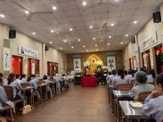 Chùa An Hòa duy trì lớp giáo lý định kỳ vào ngày mùng 1 và 15 rằm hằng tháng