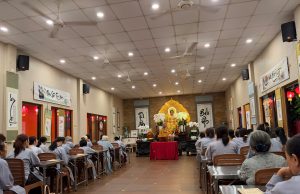 Chùa An Hòa duy trì lớp giáo lý định kỳ vào ngày mùng 1 và 15 rằm hằng tháng