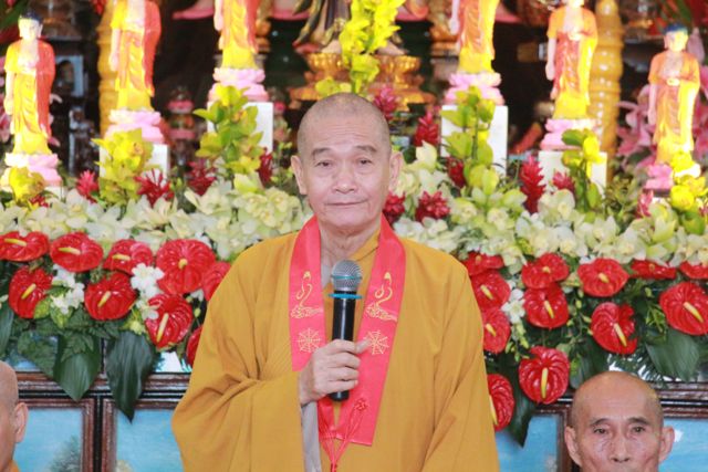HT. Thích Thanh Hùng phát biểu